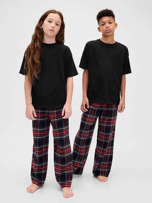 Image number 1 showing, Kids Recycled Flannel PJ Set