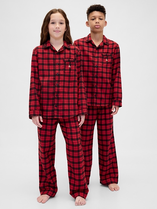 Image number 1 showing, Kids Recycled Flannel PJ Set