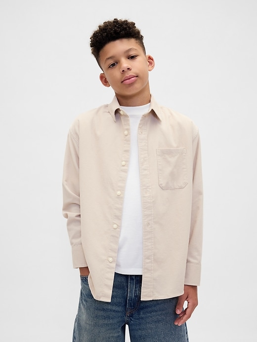 Image number 1 showing, Kids Relaxed Corduroy Shirt