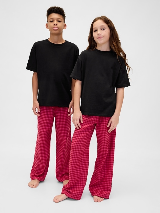 Image number 1 showing, Kids Recycled Flannel PJ Pants