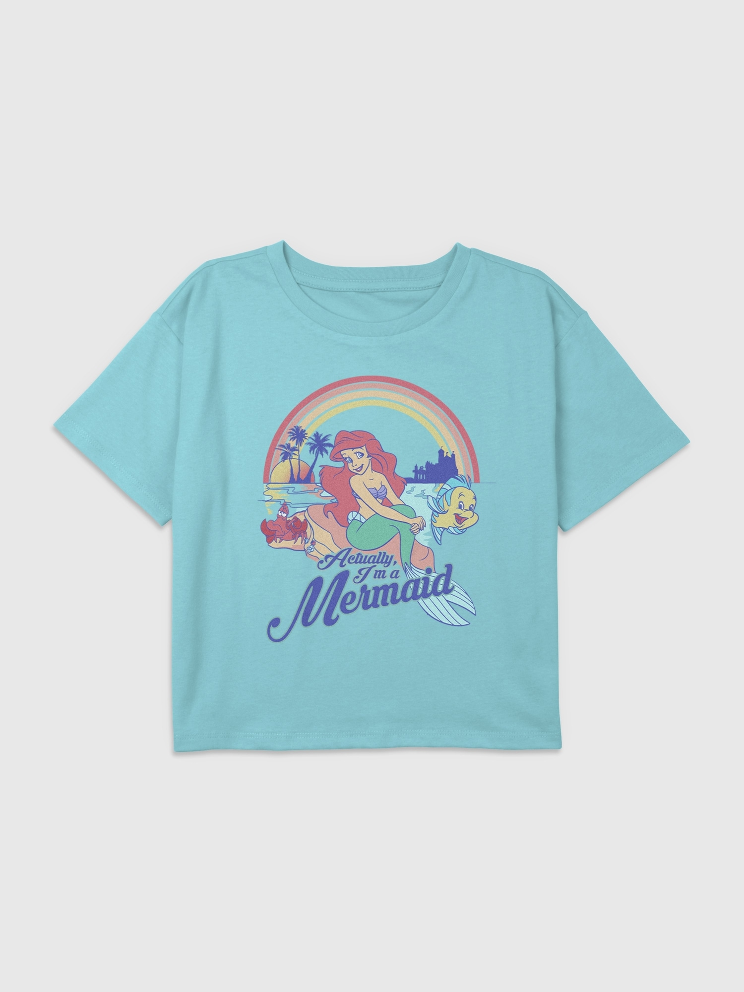 Kids Disney Princess Mermaid Tee - Blue