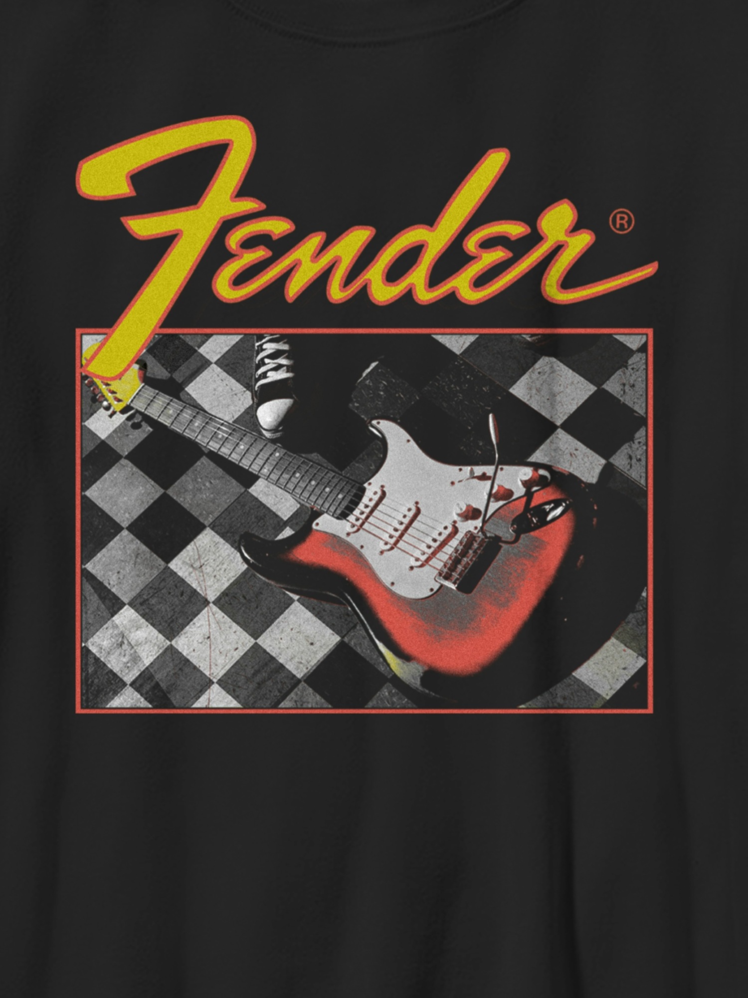 Gap Kids Fender Checkered Guitar Tee — фото 2