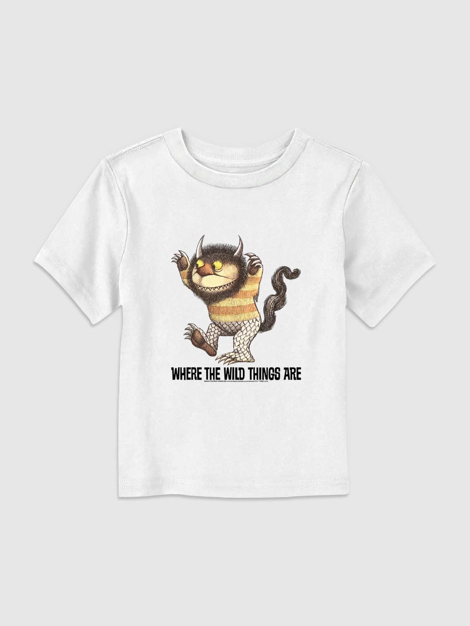 Toddler Where The Wild Things Are Graphic Tee - White