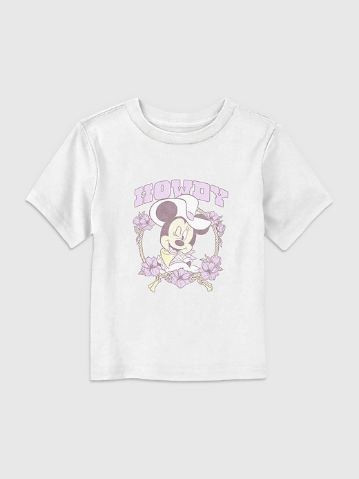 Image number 1 showing, Toddler Minnie Mouse Howdy Floral Graphic T-Shirt