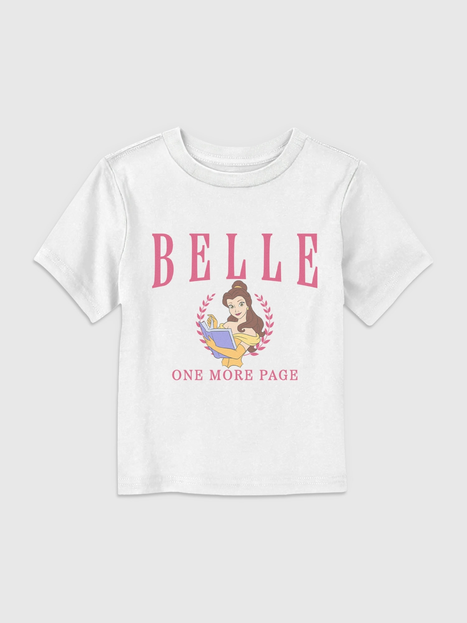 Toddler Belle Collegiate Graphic T-Shirt - White
