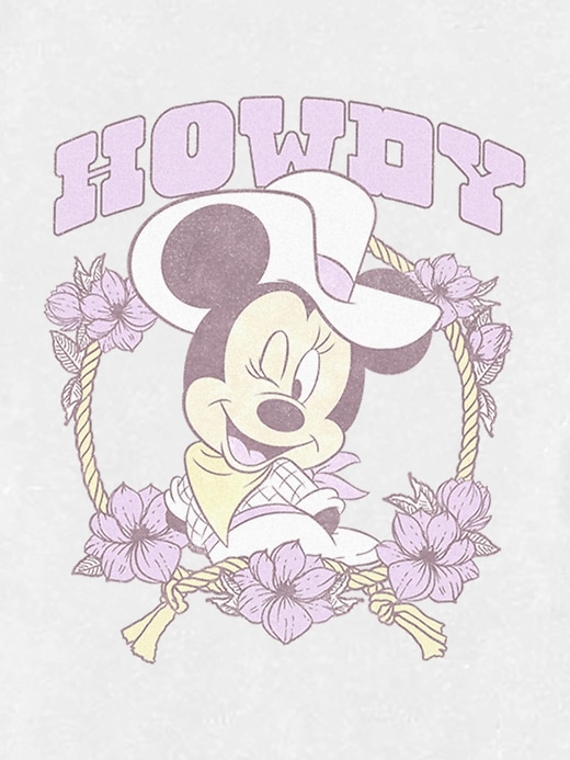 Image number 3 showing, Toddler Minnie Mouse Howdy Floral Graphic T-Shirt