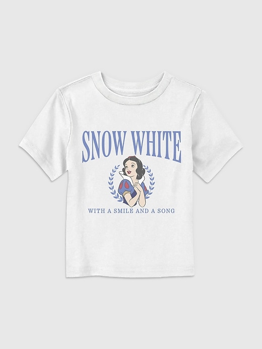 Image number 1 showing, Toddler Snow White Collegiate Graphic T-Shirt