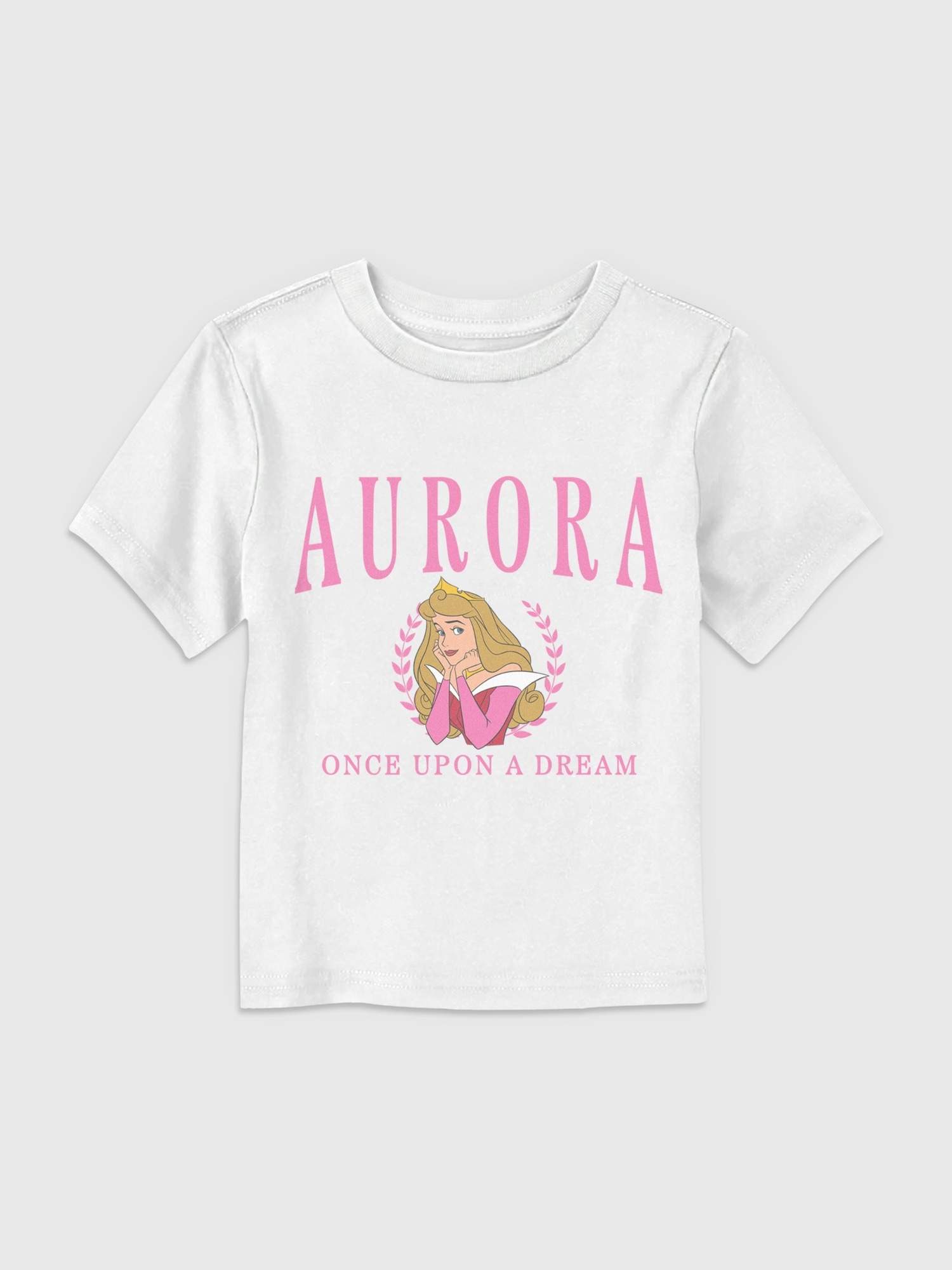 Toddler Aurora Collegiate Graphic T-Shirt - White