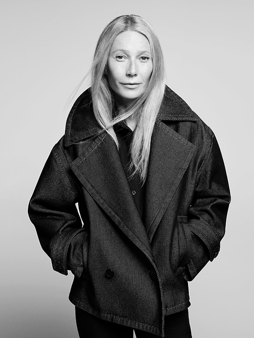 Image number 7 showing, GapStudio Denim Cocoon Coat