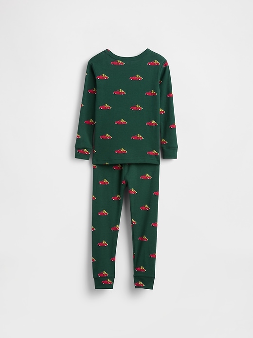 Image number 2 showing, Kids & Baby Organic Brushed Cotton Holiday PJ Set