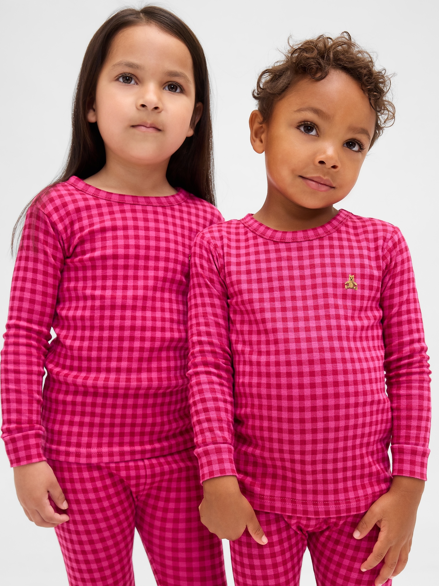 Gap Baby & Toddler Organic Brushed Cotton Pj Set In Pink