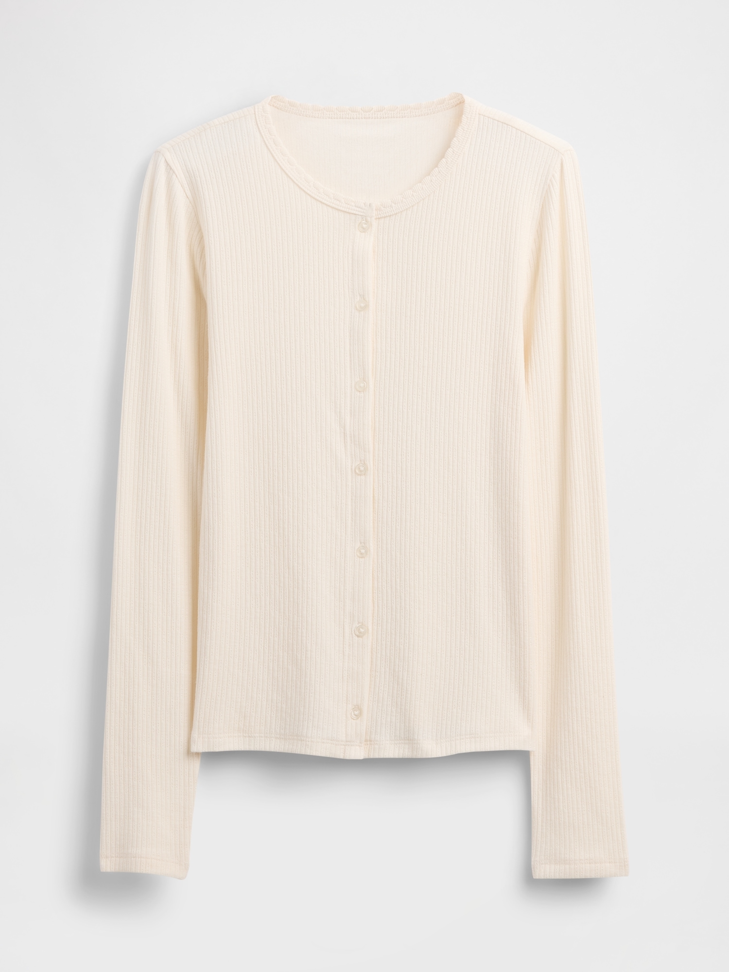 Pointelle Cardigan