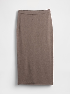 CashSoft Stretch Midi Skirt