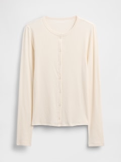 Pointelle Cardigan