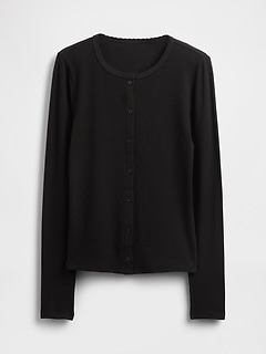 Pointelle Cardigan