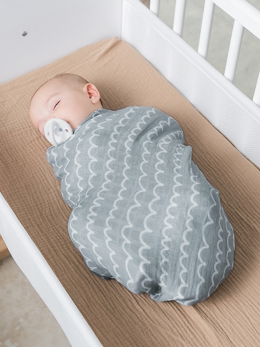 Image number 4 showing, Comfy Cubs Muslin Swaddle Blanket