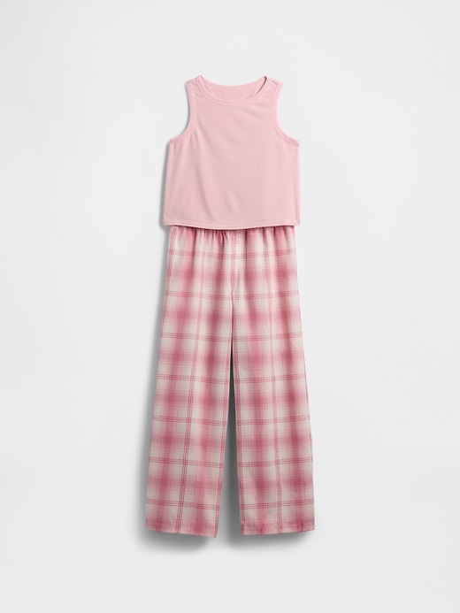 Image number 1 showing, Kids Recycled Tank PJ Set