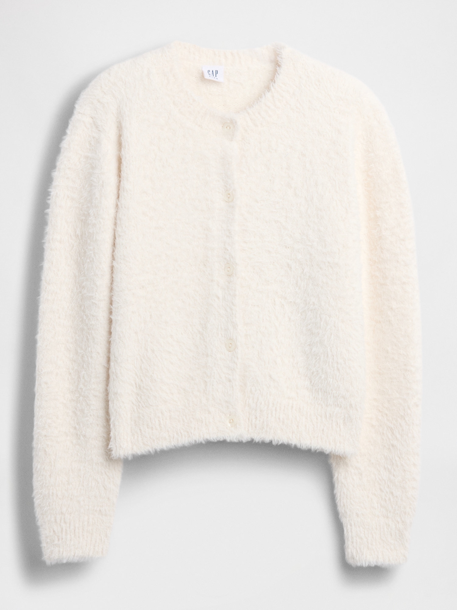 Kids Eyelash Cardigan Sweater