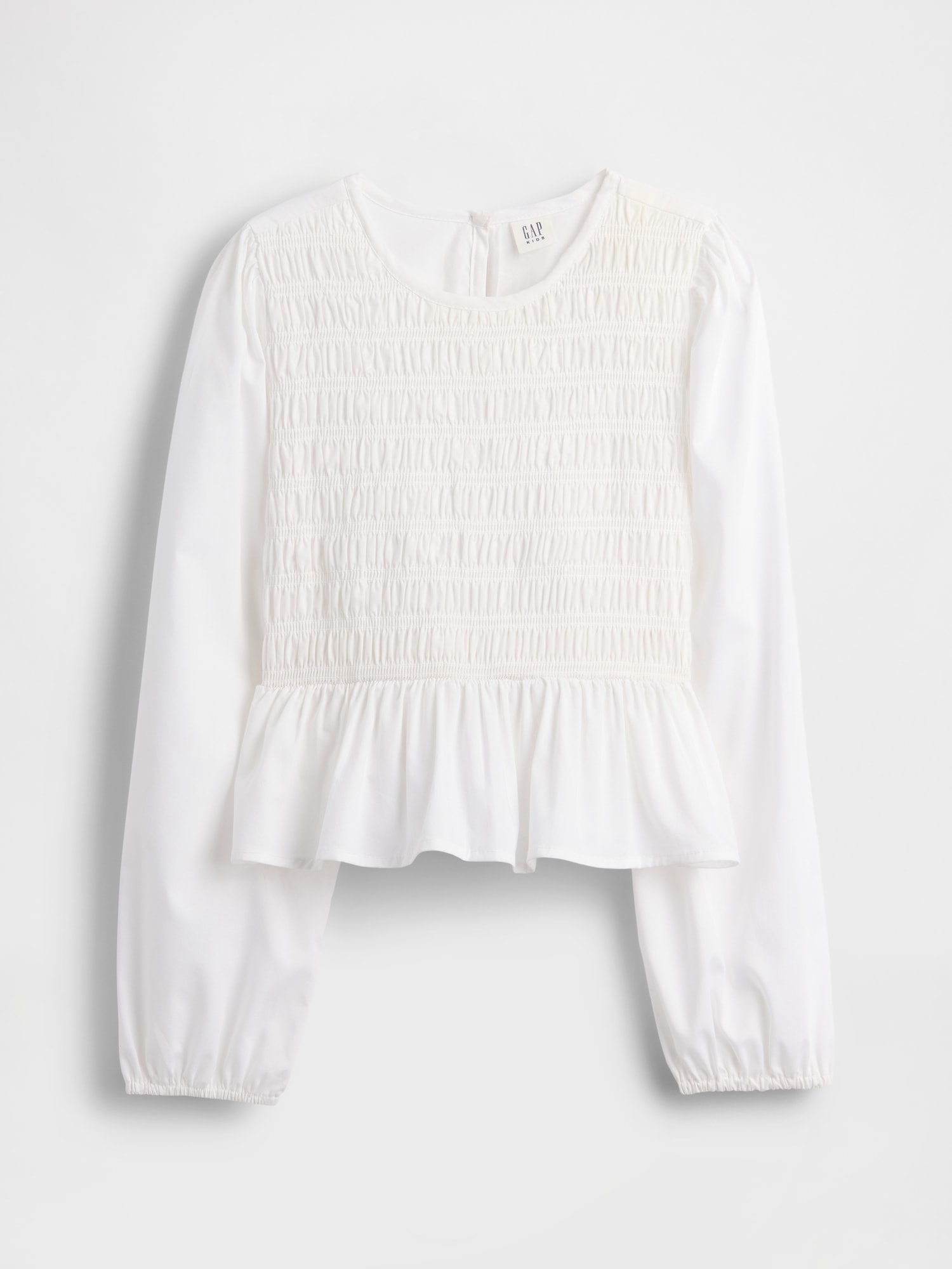 Kids Smocked Peplum Top