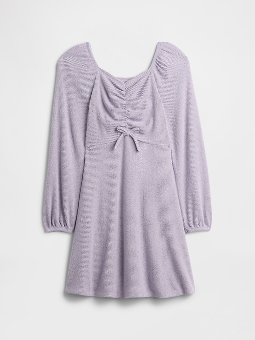 Image number 1 showing, Kids Ruched Bow Dress