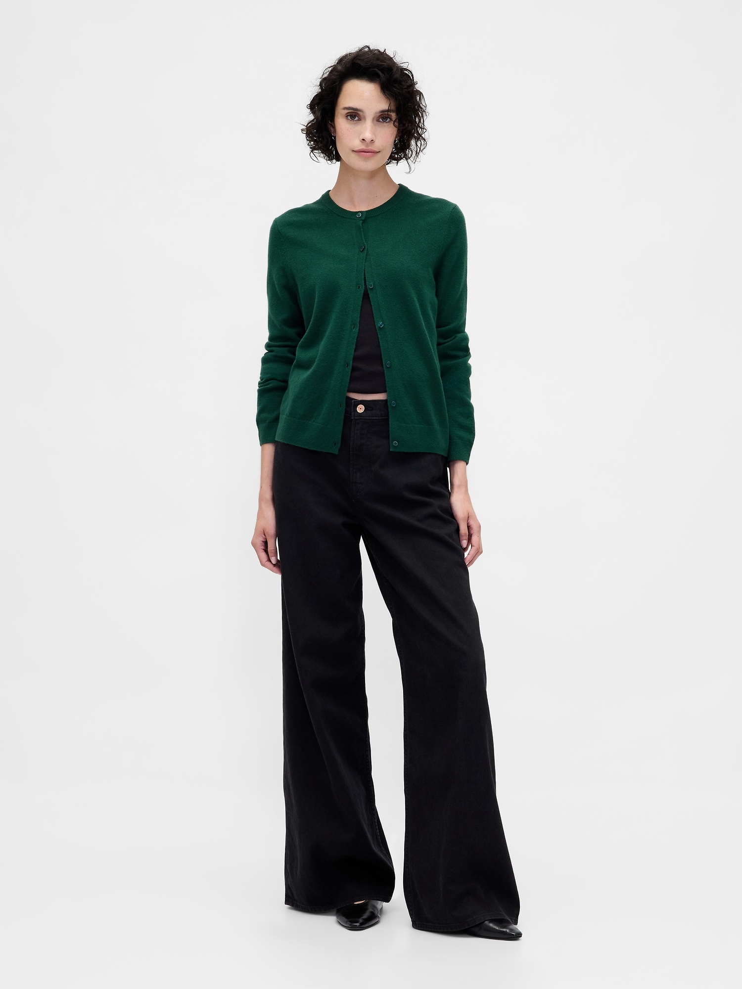 CashSoft Crop Cardigan