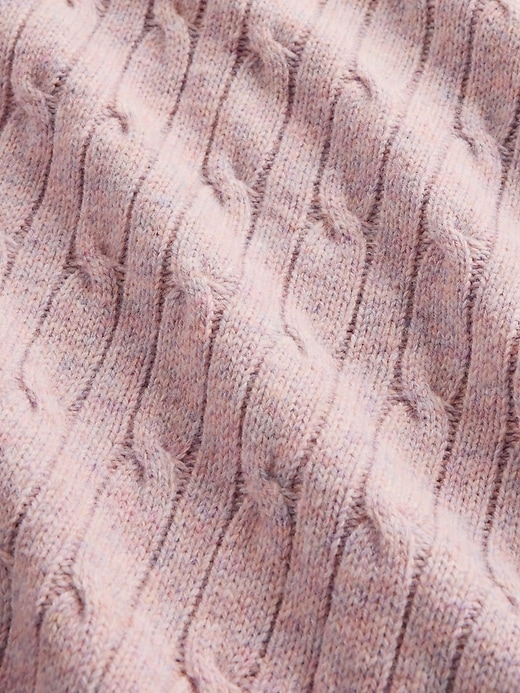 Image number 4 showing, Merino Wool-Blend Cable-Knit Sweater