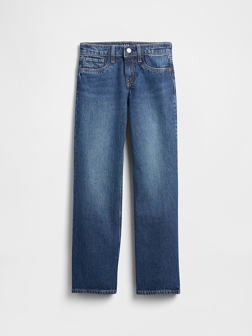 Image number 2 showing, Kids Low Rise Straight Jeans