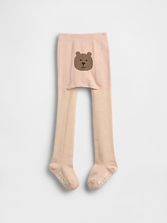 Baby & Toddler Glitter Bear Tights