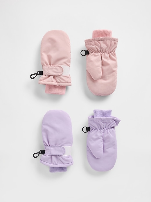 Image number 1 showing, Toddler Snow Mittens (2-Pack)