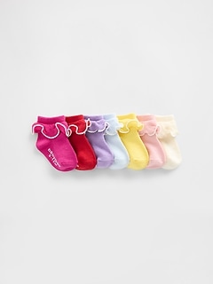 Baby & Toddler Ruffle Ankle Socks (7-Pack)