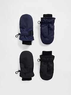 Toddler Snow Mittens (2-Pack)
