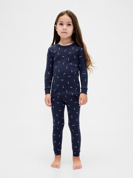 Image number 4 showing, Kids & Baby Organic Brushed Cotton Holiday PJ Set
