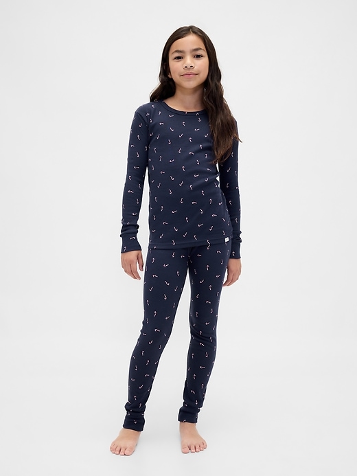 Image number 5 showing, Kids & Baby Organic Brushed Cotton Holiday PJ Set