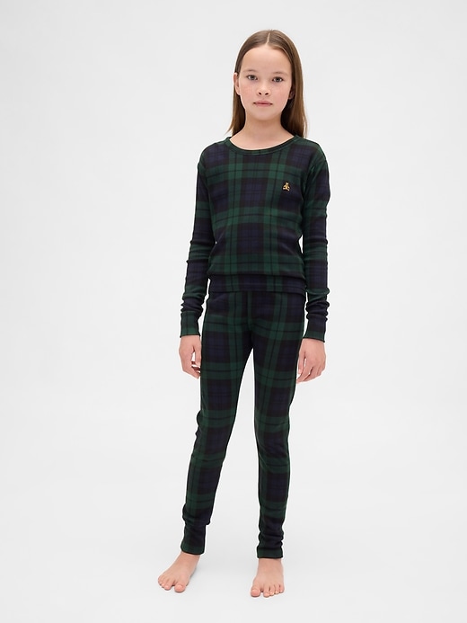 Image number 5 showing, Kids & Baby Organic Brushed Cotton Holiday PJ Set
