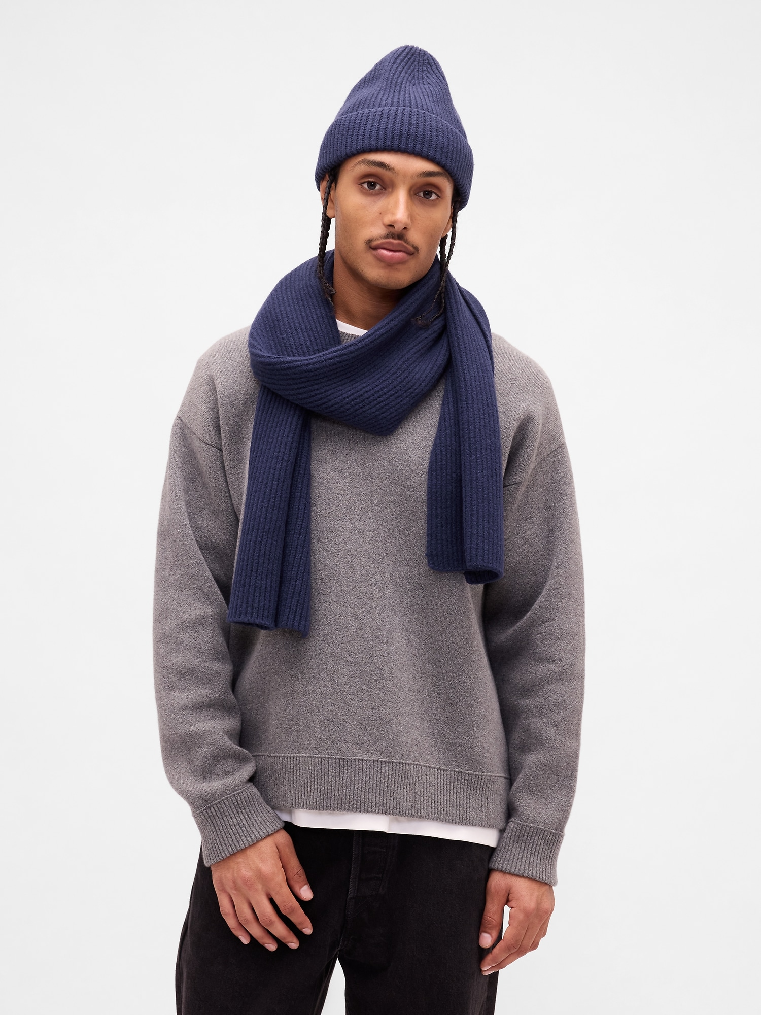CashSoft Scarf - True Navy