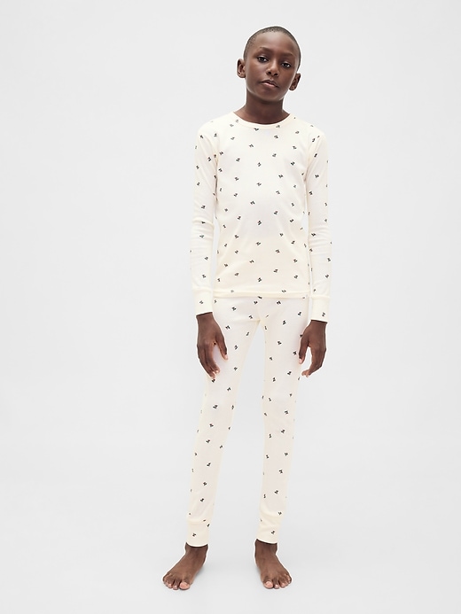 Image number 7 showing, Kids & Baby Organic Brushed Cotton Holiday PJ Set