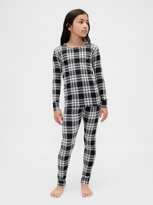 Image number 5 showing, Kids & Baby Organic Brushed Cotton Holiday PJ Set