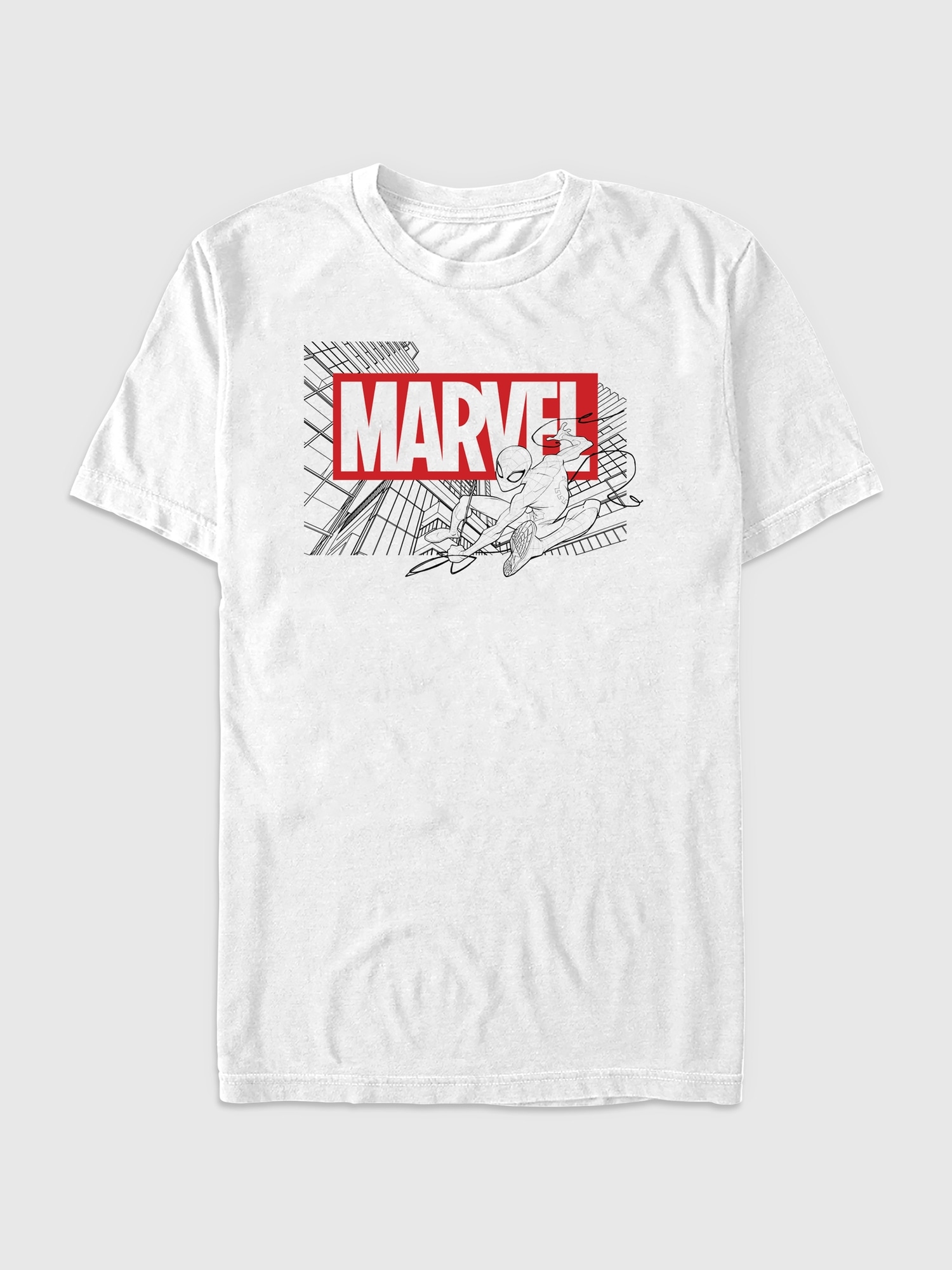SpiderMan Classic Graphic Tee - White