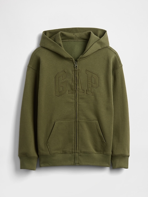 Image number 6 showing, Kids VintageSoft Logo Zip Hoodie