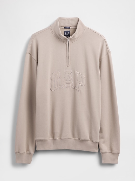 Image number 5 showing, Heavyweight Oversized Logo Half-Zip Pullover