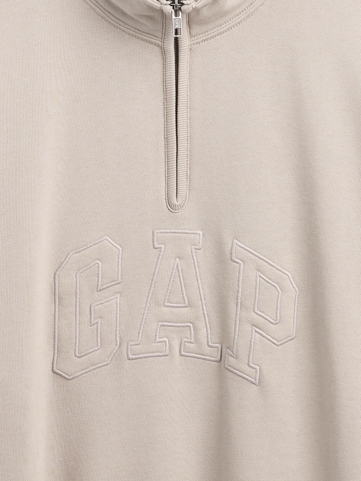 Image number 4 showing, Heavyweight Oversized Logo Half-Zip Pullover