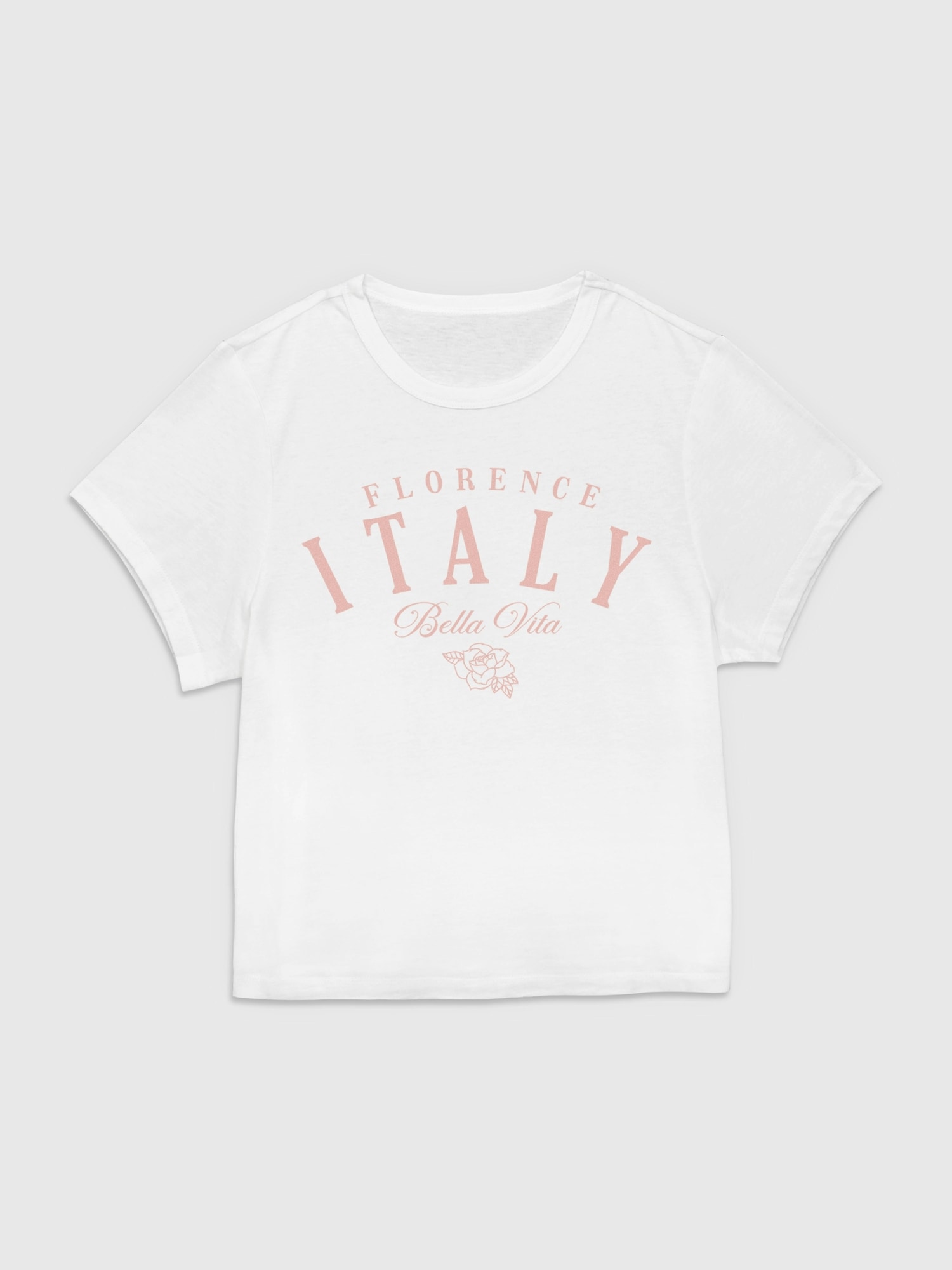 Florence Italy Graphic Baby Fit T-Shirt - Egret