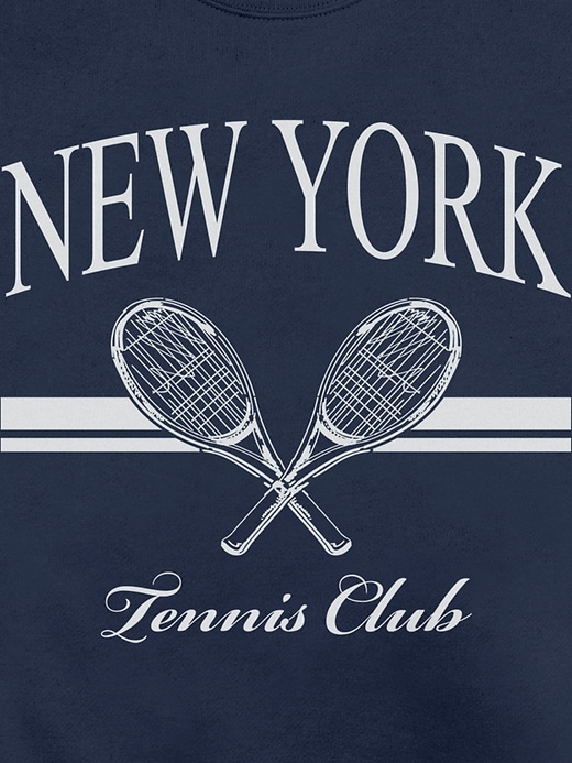 Image number 3 showing, New York Tennis Club Graphic Crew Neck Sweatshirt
