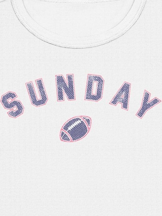 Image number 3 showing, Sunday Football Graphic Baby Fit T-Shirt