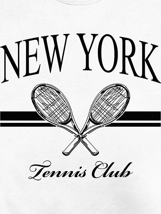 Image number 3 showing, New York Tennis Club Graphic Crew Neck Sweatshirt