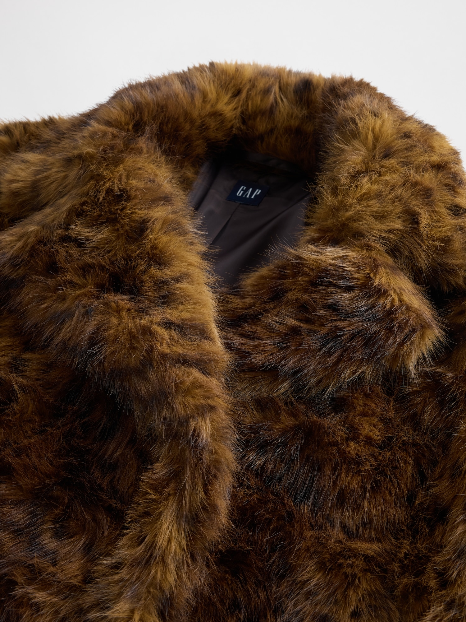 Leopard Faux Fur Coat