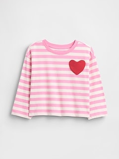 Baby & Toddler Mix & Match Heart Pocket T-Shirt