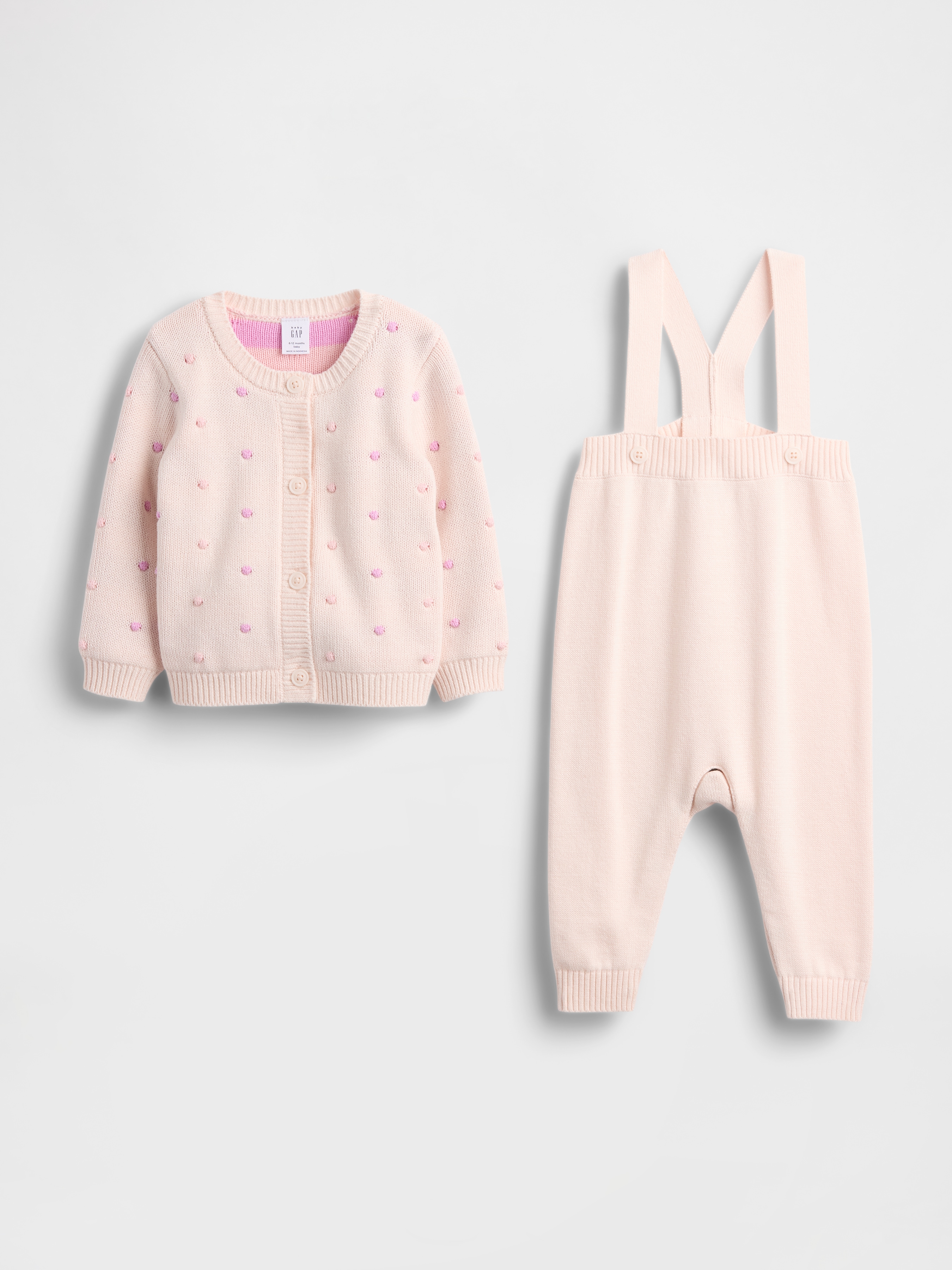 Baby Cardigan Sweater Outfit Set
