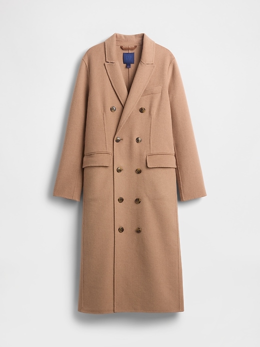 Image number 6 showing, GapStudio Wool-Blend Double-Breasted Coat