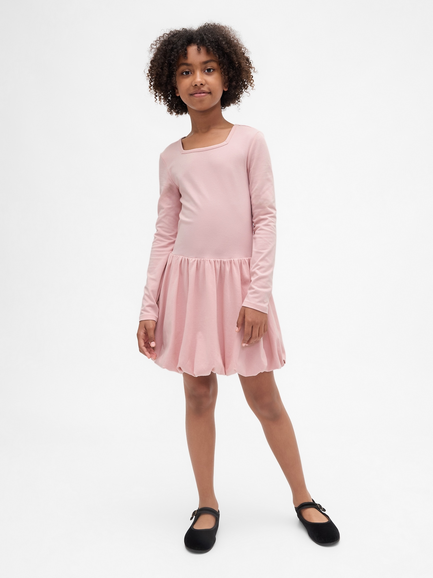 Kids Bubble Dress - Pure Pink